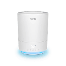 SPC Evadne Humidificador Ultrasonico e Inteligente 4.5L - Temporizador hasta 12h - Modo Automatico, Manual y Noche - Color Blanco