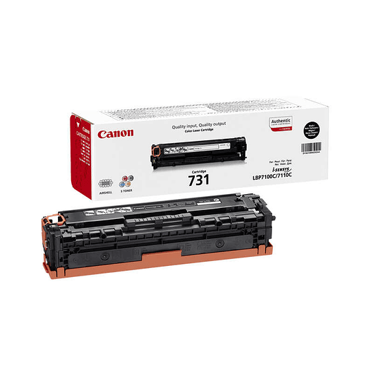 Canon 731 Negro Cartucho de Toner Original - 6272B002