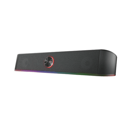 Trust Gaming GXT 619 Thorne Barra de Sonido USB 12W - Iluminacion RGB - Controles Tactiles - PC, Portatil - Entrada Jack 3.5mm - Color Negro