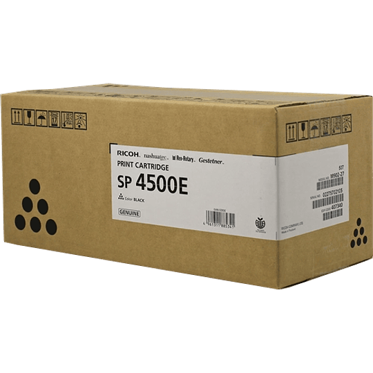 Ricoh Aficio SP3600/SP3610/SP4500/SP4510 Negro Cartucho de Toner Original - SP4500E/407340