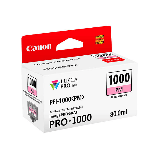 Canon PFI1000 Magenta Photo Cartucho de Tinta Original - PFI1000PM/0551C001