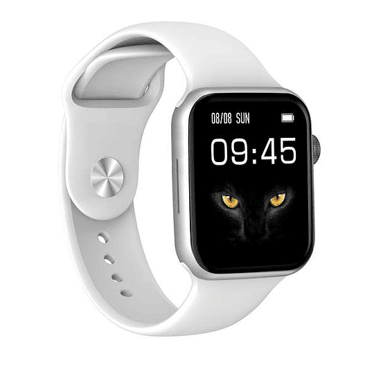 DCU Tecnologic Smartwatch Colorful 2 - Conexion Bluetooth 5.0 - Resistente al Agua IP67 - Bateria de 230Mah - 12 Idiomas Disponibles - Color Blanco