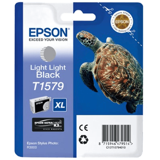 Epson T1579 Negro Light Light Cartucho de Tinta Original - C13T15794010