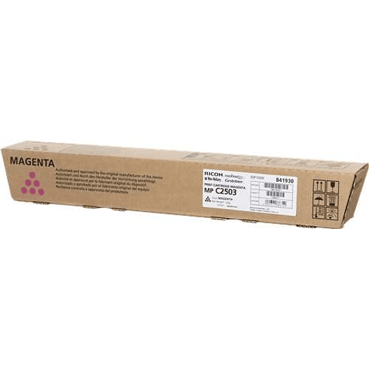 Ricoh Aficio MP-C2503SP/MP-C2003SP/MP-C2011SP Magenta Cartucho de Toner Original - 841930