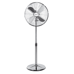 Orbegozo SF 3345 Ventilador de Pie Clasico - Potente y Economico - 3 Velocidades de Ventilacion - Altura Regulable - Diseño Cromado