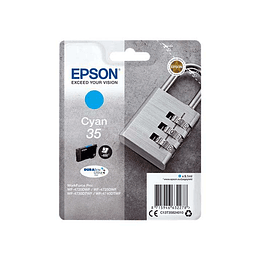 Epson T3582 (35) Cyan Cartucho de Tinta Original - C13T35824010