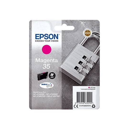 Epson T3583 (35) Magenta Cartucho de Tinta Original - C13T35834010