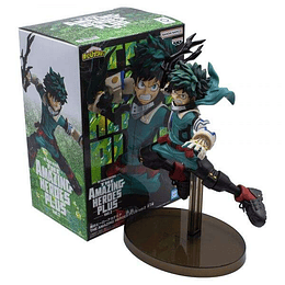 Banpresto My Hero Academia The Amazing Heroes Plus Vol. 2 Izuku Midoriya Deku Latigo Negro - Figura de Coleccion - Altura 13cm aprox. - Fabricada en P