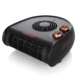 Orbegozo FH 5030 Calefactor Confort Calor Instantaneo y Ventilador de Aire Frio - Potencia Maxima 2500W - Selector Rotativo de 3 Posiciones - Termosta