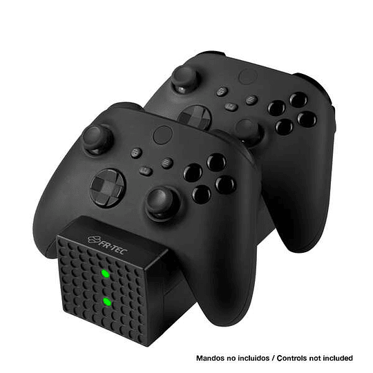 FR-TEC Estacion de Carga Dual Charging Station Compatible con Xbox Series X/S y Xbox One - Diseño Elegante - Funcionamiento Sencillo - Leds Indicadore