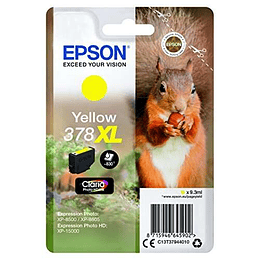 Epson 378XL Amarillo Cartucho de Tinta Original - C13T37944010