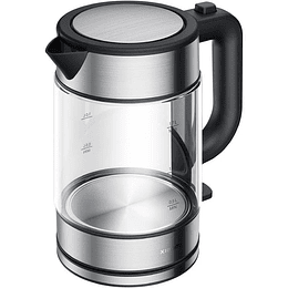 Xiaomi Electric Glass Kettle Hervidor de Agua Electrico 2200W - Capacidad1.7L - Vidrio de Borosilicato - Filtro Extraible - Calentamiento Uniforme del