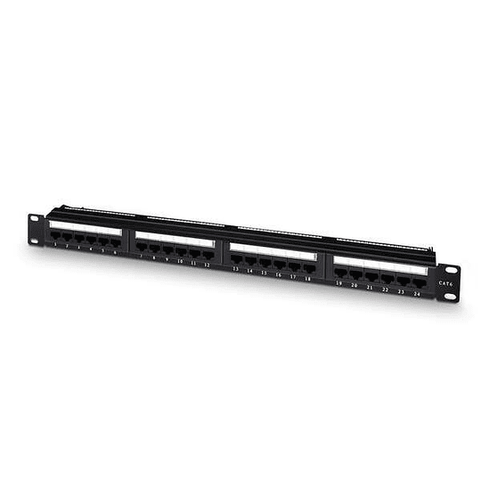 Aisens Patch Panel de 24 Puertos RJ45 Cat.6 UTP - 19