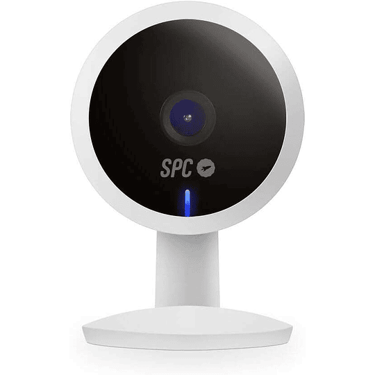 SPC Camara de Seguridad Indoor Lares 2 - Resolucion Full HD 1080P - Vision Nocturna 10M - Comunicacion Bidireccional - Almacenamiento Local hasta 128G