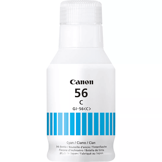 Canon GI56 Cyan Botella de Tinta Original - GI56C/4430C001