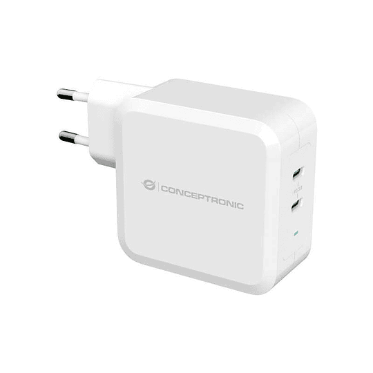 Conceptronic Althea Cargador Universal Quick Charge PD 2xUSB-C GaN 100W