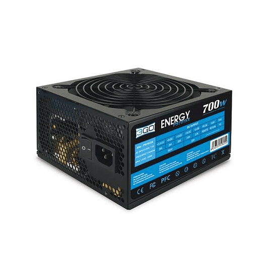 3GO PS701SX Fuente de Alimentacion 700W PPFC (4xSATA + 12cm + PCIx6 + 2pin)