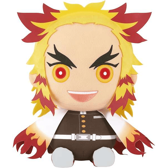 Banpresto Demon Slayer Kimetsu No Yaiba Kyojuro Rengoku - Peluche Grande - Altura 32cm aprox.