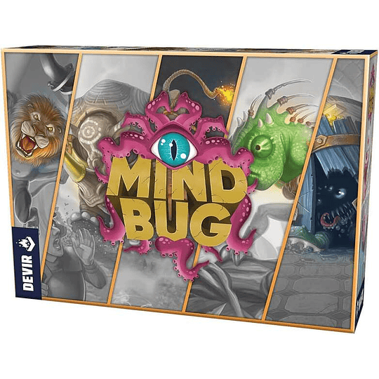 Mindbug Juego de Cartas - Tematica Animales - 2 Jugadores - A partir de 8 Años - Duracion 15-25min. aprox.