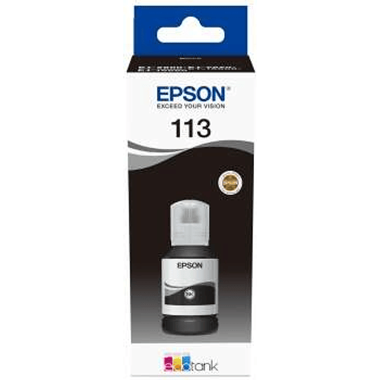 Epson 113 Negro Botella de Tinta Pigmentada Original - C13T06B140