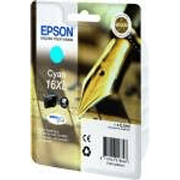 Epson T1632 Cyan Cartucho de Tinta Original - C13T16324012