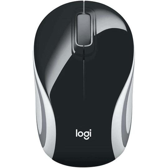 Logitech M187 Raton Inalambrico 1000dpi - 3 Botones - Uso Ambidiestro - Color Negro