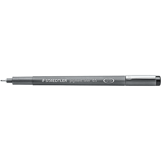 Staedtler Pigment Liner 308 Rotulador Calibrado - Trazo 0.5mm - Secado Rapido - Color Negro