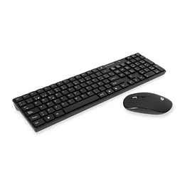 Conceptronic Orazio Pack Inalambrico USB Teclado + Raton 1600dpi - 3 Botones - Uso Ambidiestro - Color Negro