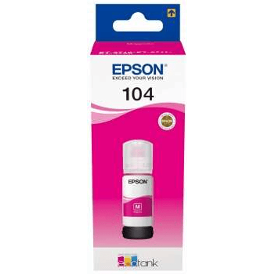 Epson 104 Magenta Botella de Tinta Original - C13T00P340