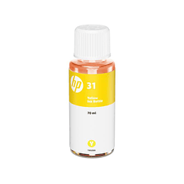 HP 31 Amarillo Botella de Tinta Original - 1VU28AE