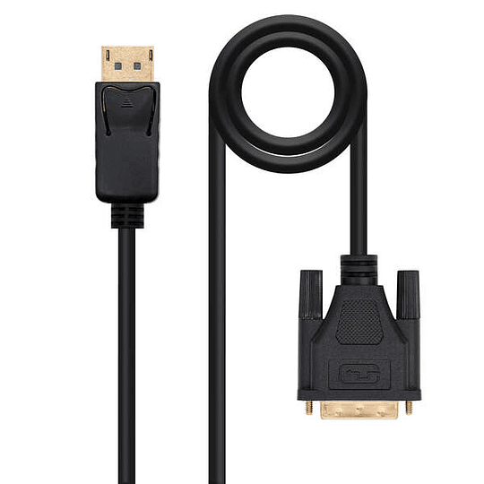 Nanocable Cable Conversor DisplayPort Macho a DVI Macho 2m - Color Negro