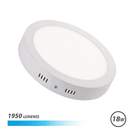 Elbat Downlight de Pared LED 18W 1950lm - Forma Circular 225mm - 6500K Luz Fria