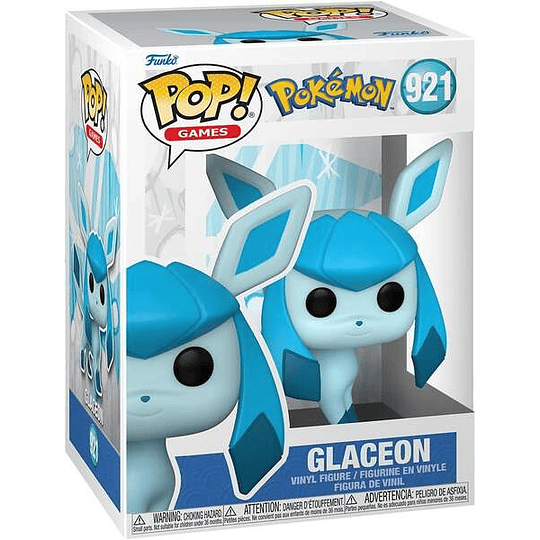 Funko Pop Pokemon Glaceon - Figura de Vinilo - Altura 9.5cm aprox.