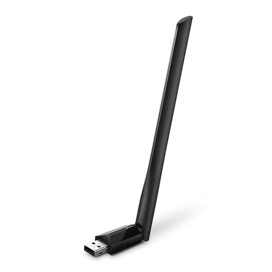 TP-LINK Archer T2U Plus AC600 Adaptador USB Inalambrico de Alta Ganancia Doble Banda - Wi-Fi Alta velocidad - Doble Banda Inalambrica - Antena Alta Ga