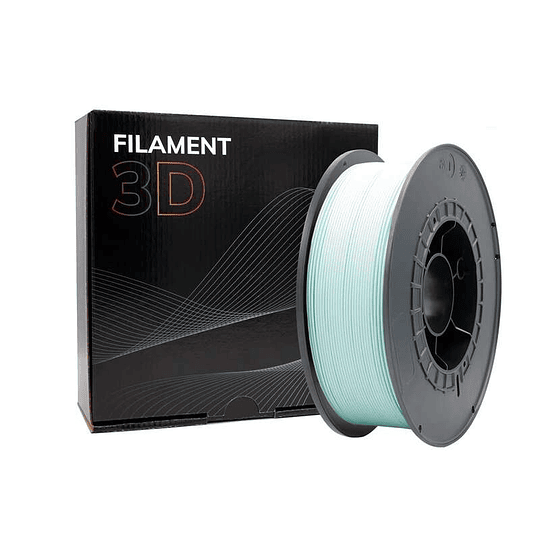 Filamento 3D PLA - Diametro 1.75mm - Bobina 1kg - Color Turquesa Claro