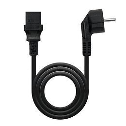 Nanocable Cable de Alimentacion CPU - Shucko CEE7 Macho a C-13 Hembra 10m - Color Negro