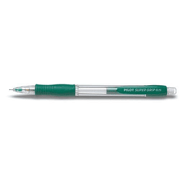 Pilot Portaminas SuperGrip H185 - Trazo 0.5mm - Mina HB - Cuerpo Verde