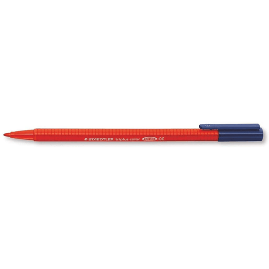 Staedtler Triplus Color 323 Rotulador de Punta Fina - Trazo 1mm Aprox - Tinta Base de Agua - Color Rojo