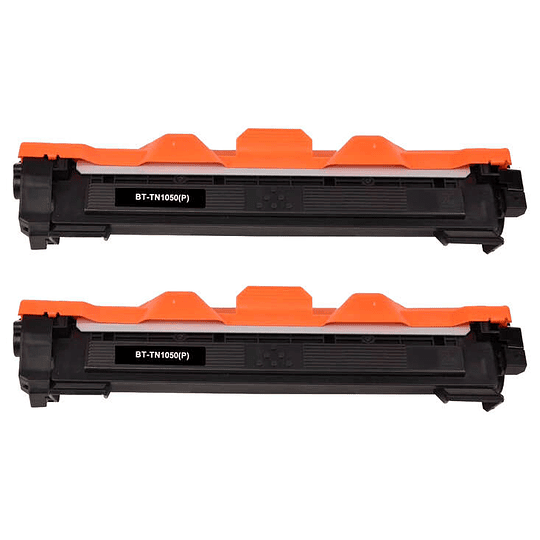 Brother TN1050 Negro Pack de 2 Cartuchos de Toner Genericos