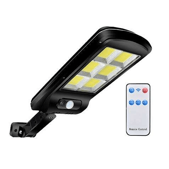 Elbat Cob Farola Led Solar - 4500LM - Luz Fria 6500K - Sensor de Movimiento