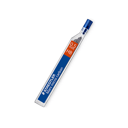 Staedtler Mars Micro Minas para Portaminas 0.5mm HB - Fuertes y Duraderas - Sin PVC - Apta para la Mayoria de Portaminas