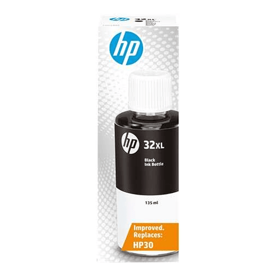 HP 32XL Negro Botella de Tinta Original - 1VV24AE