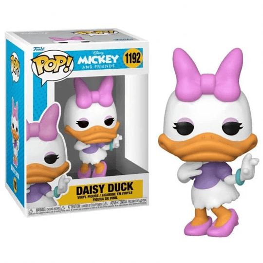 Funko Pop Disney Classics Mickey and Friends Daisy Duck - Figura de Vinilo - Altura 9.5cm aprox.