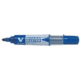 Pilot V-Board Master Begreen Rotulador para Pizarra Blanca - Punta Redonda 6mm - Trazo 2.3mm - 91% Plastico Reciclado - Recargable - Color Azul