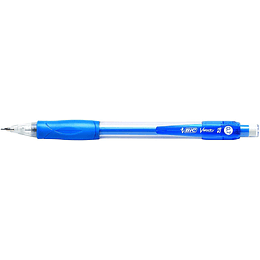 Bic Velocity Portaminas 0.7mm HB con Goma - Zona Grip - Larga Duracion - Cuerpo de Colores Surtidos