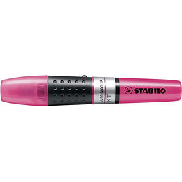 Stabilo Iluminator Marcador Fluorescente - Mayor Suministro de Tinta - Zona de Agarre - Trazo entre 2 y 5mm - Color Rosa