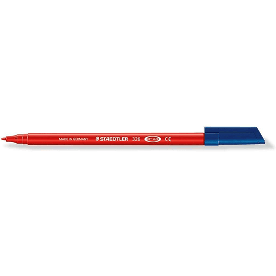 Staedtler Noris 326 Rotulador de Punta Fina - Trazo 1mm Aprox - Tina Base de Agua - Color Rojo