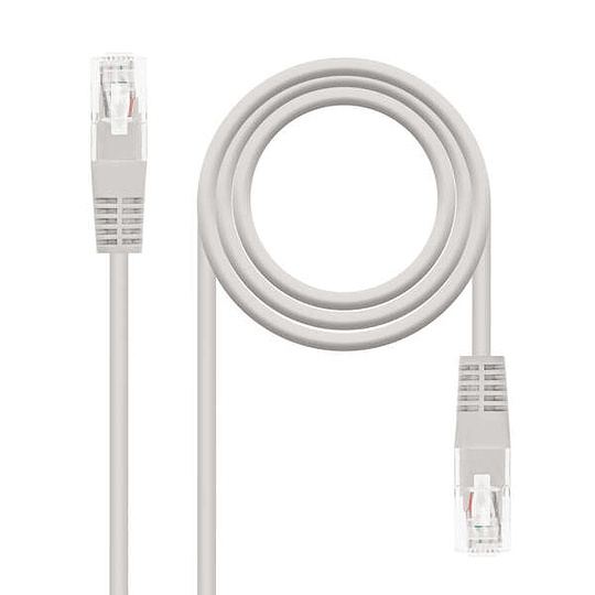 Nanocable Cable de Red Latiguillo RJ45 Cat.5e UTP AWG24 30m - Color Gris