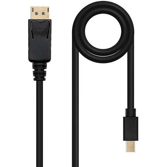 Nanocable Cable Mini DP Macho a DisplayPort Macho 2m - Color Negro