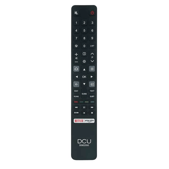 DCU Tecnologic Mando a Distancia Universal para TV - Compatible con Televisores TCL - Funciona como Control Remoto Universal - Facil de Programar y Us